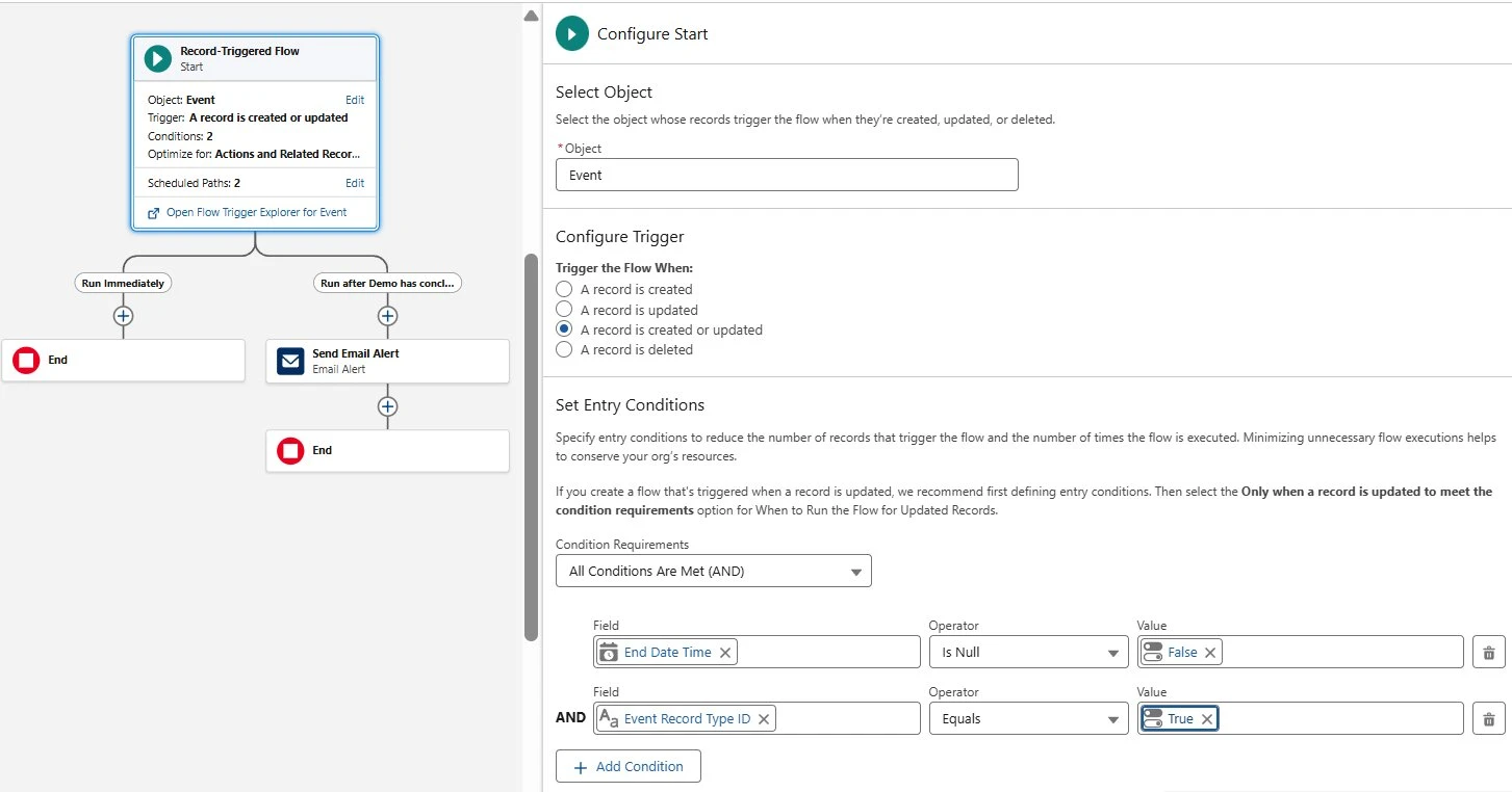 Salesforce Demo Notifications Flow